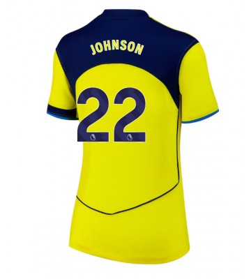 Tottenham Hotspur Brennan Johnson #22 Tercera Equipación Mujer 2025-26 Manga Corta